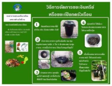 เชิญชวนทุกบ้านร่วมใจทำถังขยะเปียกลดโลกร้อน