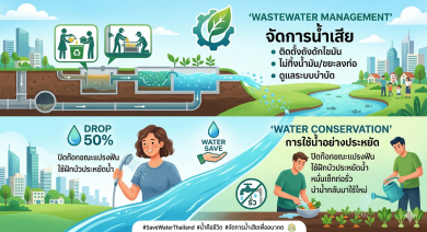 ร่วมสร้างจิตสำนึก “ใช้น้ำคุ้มค่า พัฒนาการจัดการน้ำเสีย”